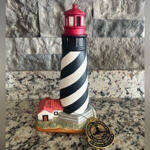 Lighthouse- Geo L Lefton - St. Augustine, FL Lighthouse - 1993 Figurine. EUC!